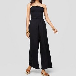 LOFT Beach Black Jumpsuit NWT